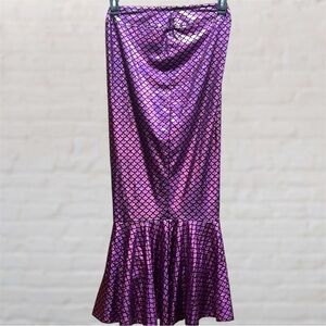 Metallic Pink Adult Mermaid Skirt